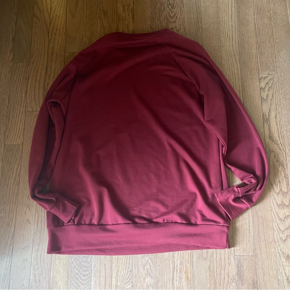 Dog Mom Burgundy Sweatshirt - Picture 2 of 3
